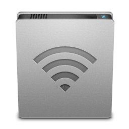 Hard Drive Wi-Fi Icon 256x256 png